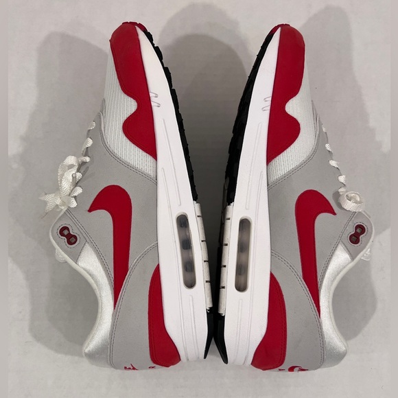 Nike Air Max 1 Anniversary White University Red (908375-103) - Picture 6 of 8
